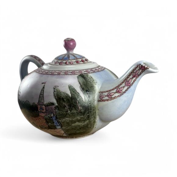 Ashby’s Collector’s Edition Hand-Painted Teapot – Cottage Scene - Picture 12 of 16